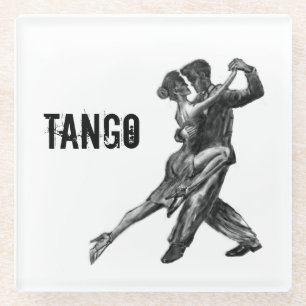 Argentinische Tango-Tanzkunst Glasuntersetzer