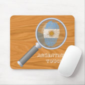 Argentinische Touchfingerabdruckflagge Mousepad (Mit Mouse)
