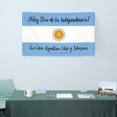 Argentinische Unabhängigkeitstagsflagge Banner (Messeveranstaltung)