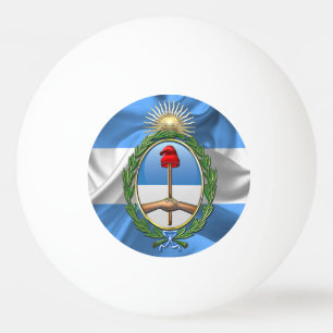 Argentinische Wappen Tischtennisball