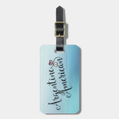 Argentinischer amerikanischer Gepäckträger Gepäckanhänger (Vorderseite vertikal)