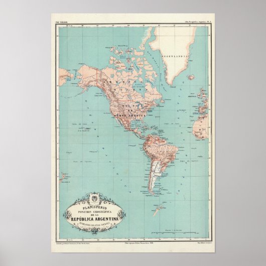 Argentinischer Atlas 3 Poster (Vorne)