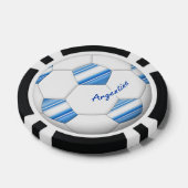 Argentinischer Ball des FUSSBALLS nationale Auswah Pokerchips (Einzeln)