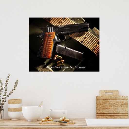 Argentinischer Ballester Molina Poster (Küche)