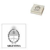 Argentinischer Coat of Arms Wood Art Briefmarke Gummistempel (Stempel)