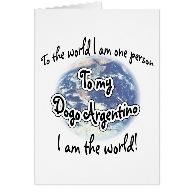 Argentinischer Dogo Welt 2 (Vorne)