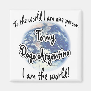 Argentinischer Dogo Welt 2 Magnet