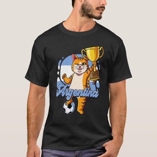 Argentinischer Fußball 1 T-Shirt (Vorderseite)