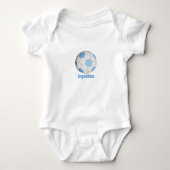Argentinischer Fußball Baby Strampler (Vorderseite)
