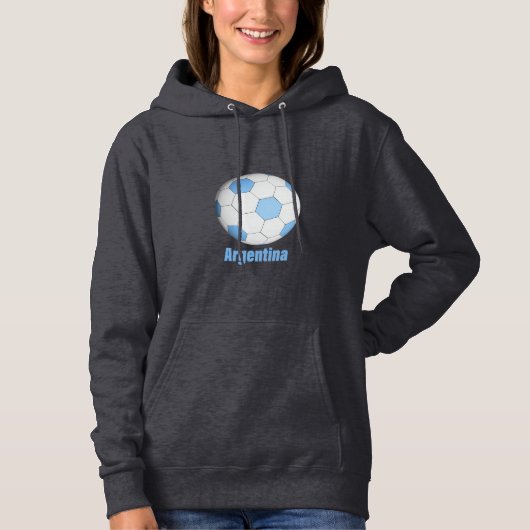 Argentinischer Fußball Hoodie (Vorderseite)