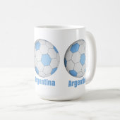 Argentinischer Fußball  Kaffeetasse (VorderseiteRechts)