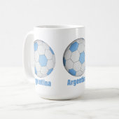 Argentinischer Fußball  Kaffeetasse (Vorderseite Links)