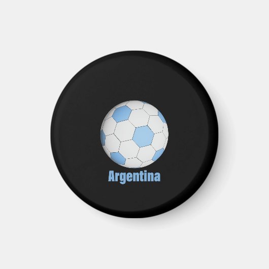 Argentinischer Fußball Magnet (Vorne)