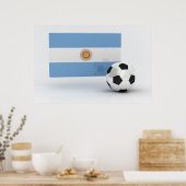Argentinischer Fußball Poster (Küche)