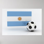 Argentinischer Fußball Poster (Vorne)