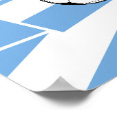 Argentinischer Fußball Poster (Ecke)