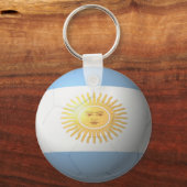 Argentinischer Fußball Schlüsselanhänger (Vorderseite)