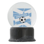 Argentinischer Fußball Schneekugel (Rückseite)
