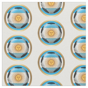 Argentinischer Fußballball Stoff