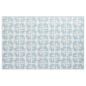 Argentinischer Fußballball und Flagge Stoff (Fat Quarter (45,7 x 55,9 cm))
