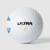 Argentinischer Fußballfußball Golfball (Logo)