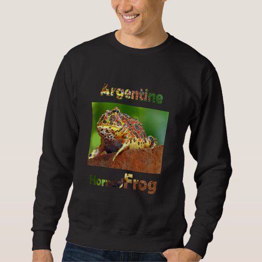 Argentinischer Horned Frosch Sweatshirt (Vorderseite)