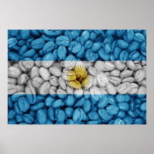 Argentinischer Kaffee Poster (Vorne)