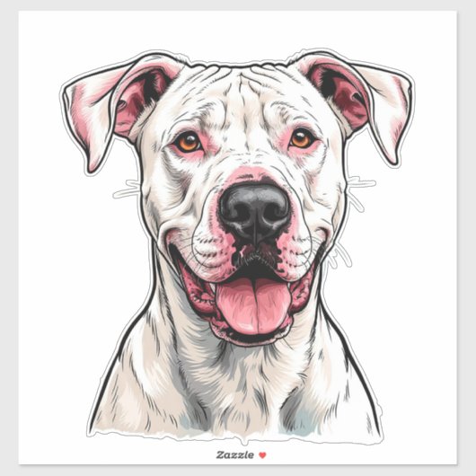 Argentinischer Mastiff Aufkleber (Blatt)