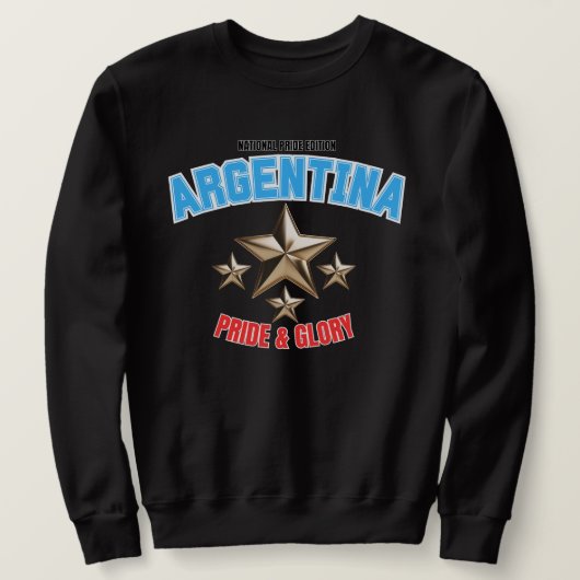 Argentinischer Nationalstolz Herren Basic Sweatshi Sweatshirt (Design vorne)