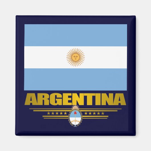 "Argentinischer Pride" Magnet (Vorne)