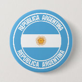 Argentinischer Runde Button (Vorderseite)