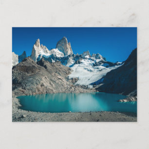 Argentinischer See in den Bergen Postkarte