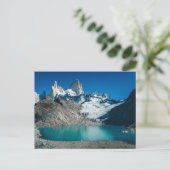Argentinischer See in den Bergen Postkarte (Stehend Vorderseite)