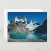 Argentinischer See in den Bergen Postkarte (Vorne/Hinten)