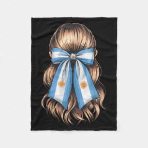 Argentinischer Stolz argentinische Flagge Fleecedecke