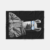 Argentinischer Stolz argentinische Flagge Fleecedecke (Vorderseite (Horizontal))