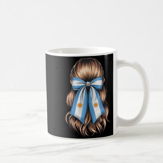 Argentinischer Stolz argentinische Flagge Kaffeetasse (Rechts)