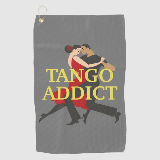 Argentinischer Tango Addict Dance Couple Golfhandtuch (Vorderseite)
