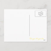 Argentinischer Tango Christmas Feiertagspostkarte (Rückseite)