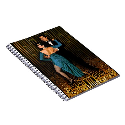 Argentinischer Tango Deco Notizblock (Rechte Seite)