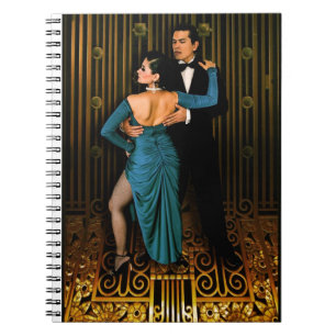 Argentinischer Tango Deco Notizblock