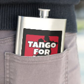 Argentinischer Tango für das Red Black Dance Coupl Flachmann (Beispiel)