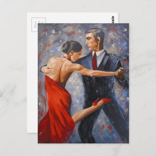 argentinischer Tango Postkarte (Vorne/Hinten)