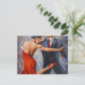 argentinischer Tango Postkarte (Stehend Vorderseite)