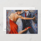 argentinischer Tango Postkarte (Vorne/Hinten)