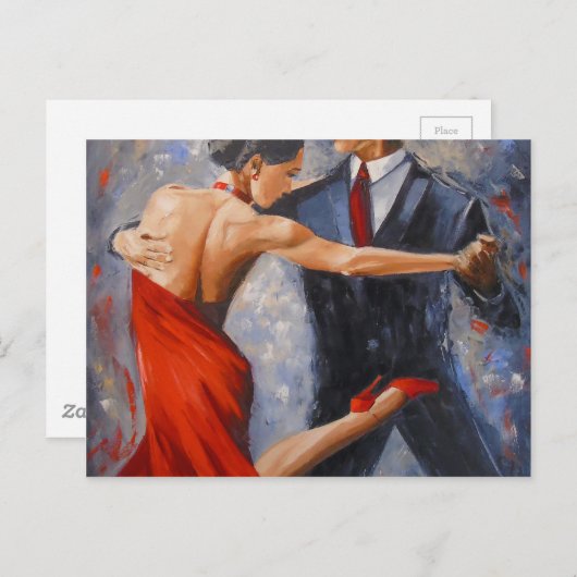 argentinischer Tango Postkarte (Vorne/Hinten)