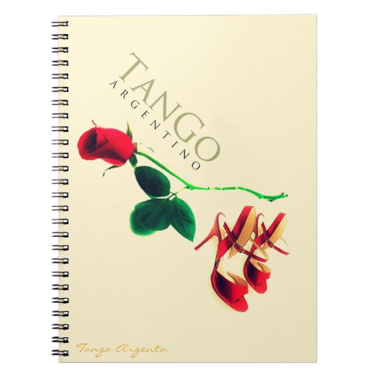 Argentinischer Tango Vintage Notizblock (Vorderseite)