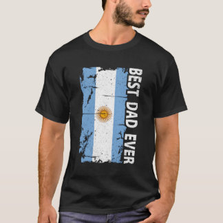 Argentinischer Vater je Vatertag Argentinien F T-Shirt
