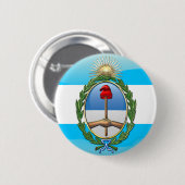 Argentinischer Wappen Button (Vorne & Hinten)