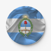 Argentinischer Wappen Pappteller (Vorderseite)